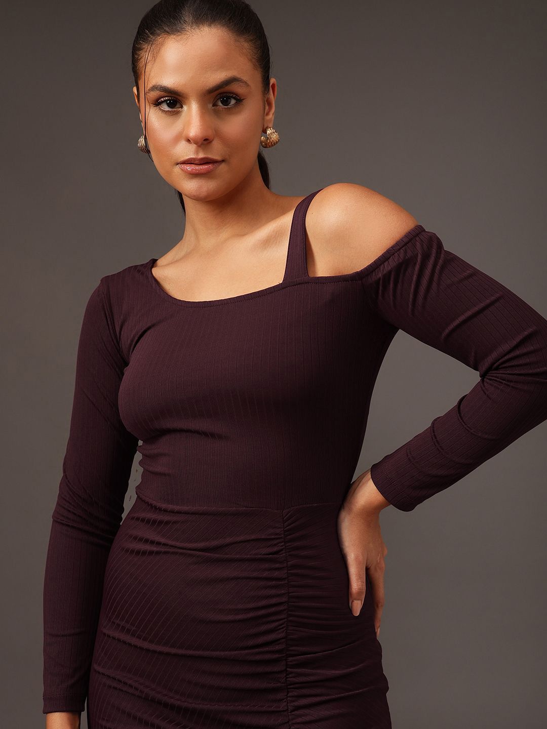 STREET 9 Cold-Shoulder Sheath Dress
