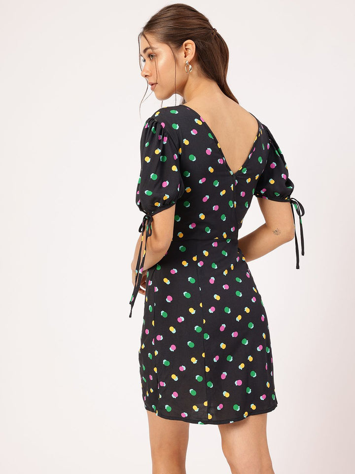 DressBerry Geometric Play Printed Mini Dress