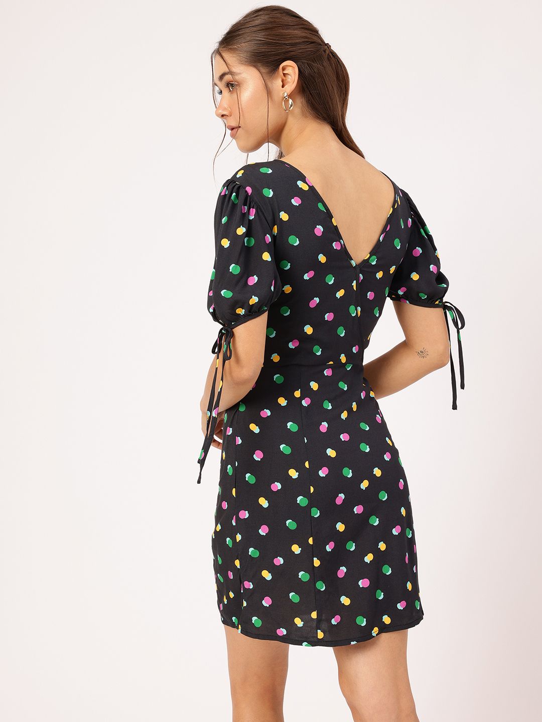 DressBerry Geometric Play Printed Mini Dress