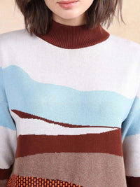 Rareism Women Colourblocked Cotton Top