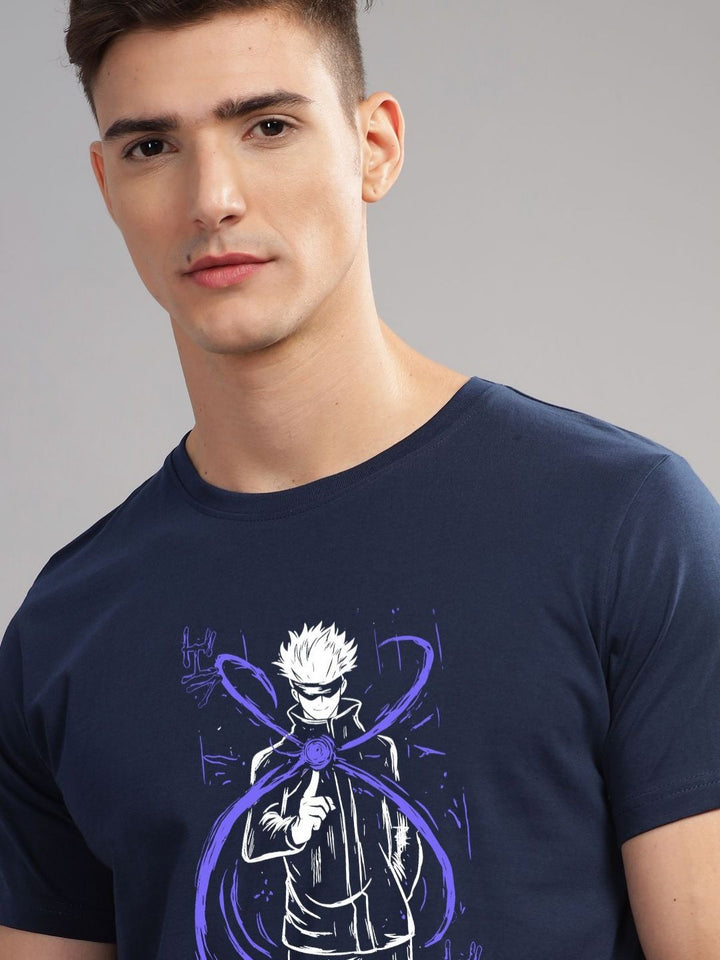 ADRO Men Graphic Printed Graphic Print Others Round Neck Cotton Tshirt