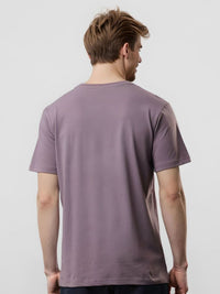 ADRO Typography Printed Round Neck Cotton T-shirt