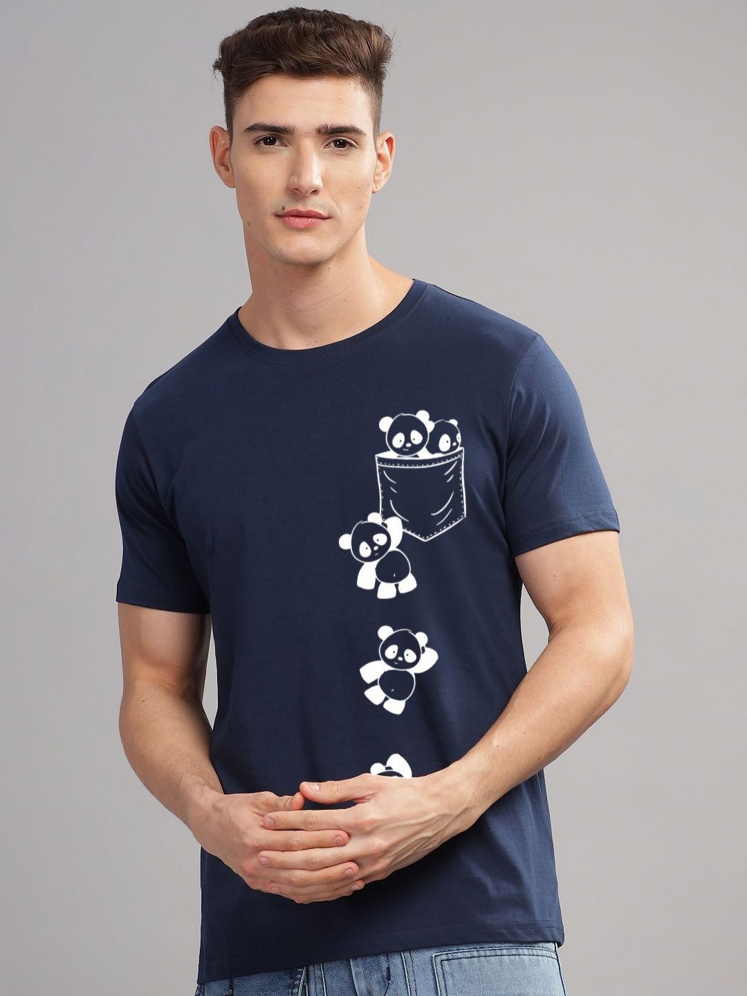 ADRO Men Printed T-shirt