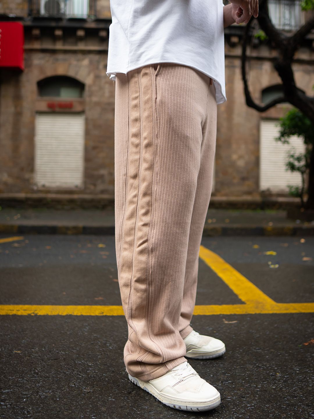 Powerlook Men Cotton Baggy Fit Track Pant