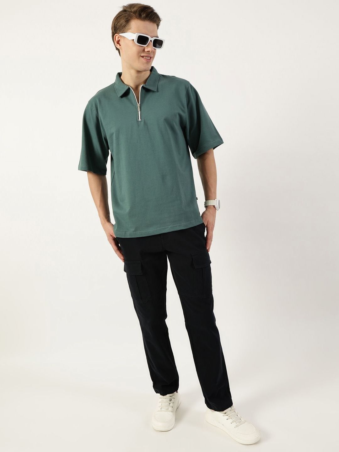 Thomas Scott Men Polo Collar Bio Finish T-shirt