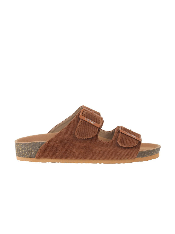 Metro Women Open Toe Flats with Buckles