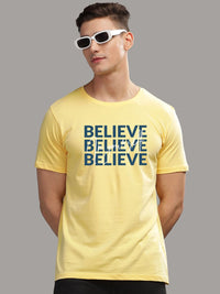 ADRO Men Pack Of 3 Typography Printed T-shirt