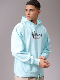 The Indian Garage Co Men Printed Hooded Sweatshirt