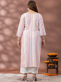 Kurta Lurus Berjalur Mamicha
