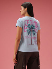 DressBerry Typography Printed Casual T-shirt
