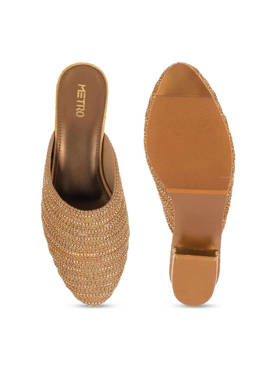 Metro Women Kitten Mules