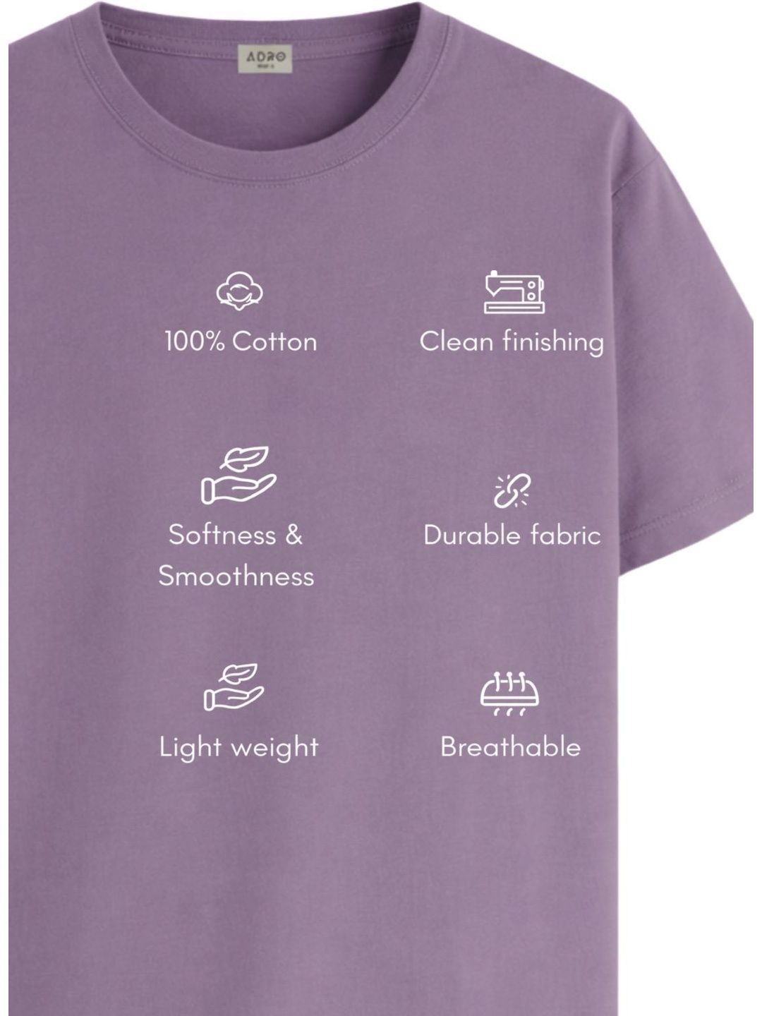 ADRO Men Typography Printed T-shirt