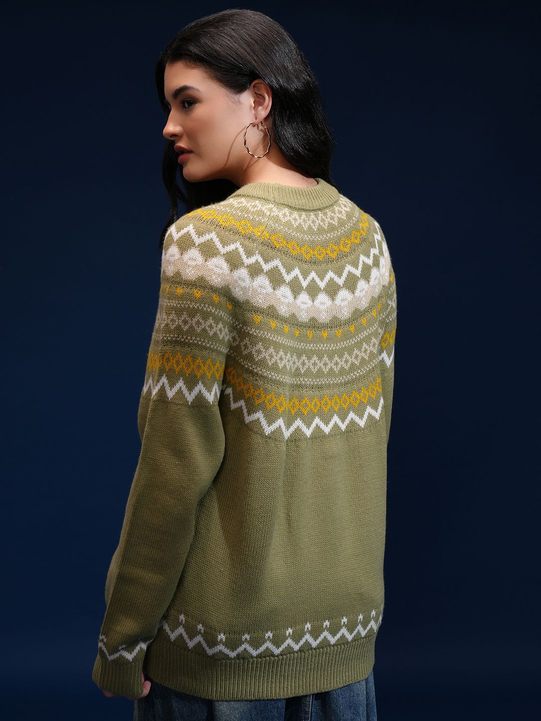 ESPYR By Tokyo Talkies Women Round Neck Pullover