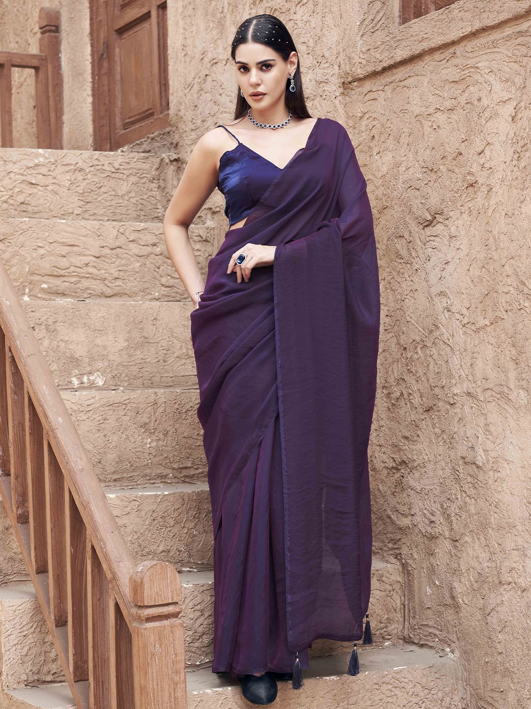 Tikhi Imli Satin Saree