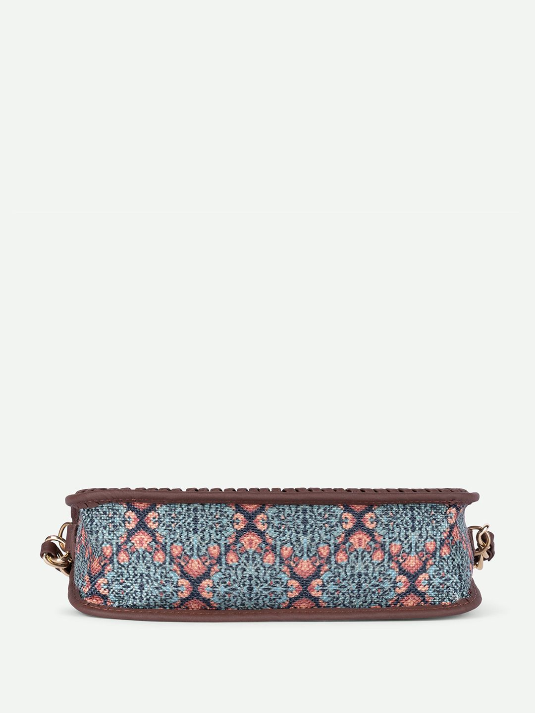 ZOUK Kolkata Nouveau Printed Baguette Handheld Bag