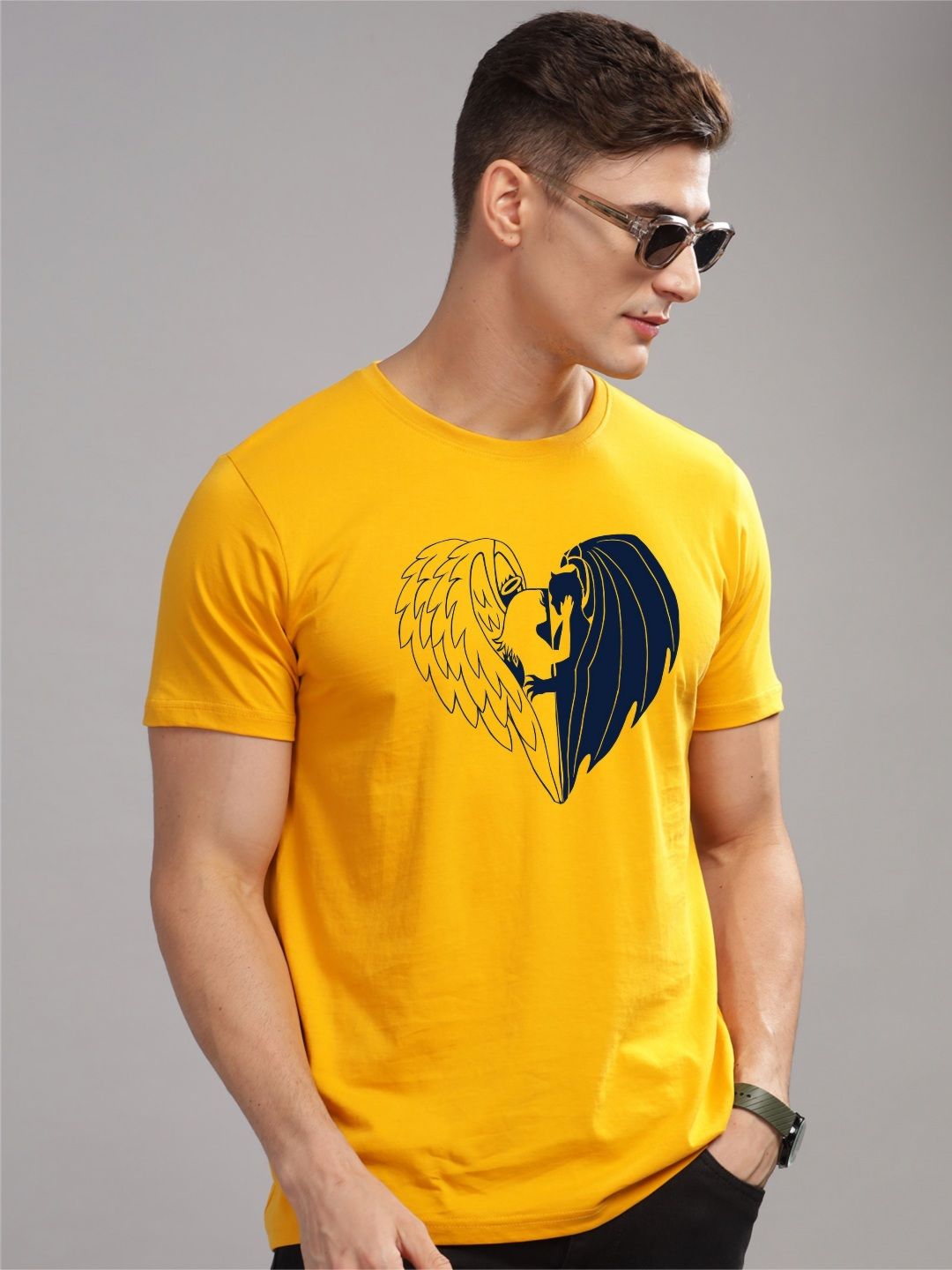 ADRO Men Printed T-shirt