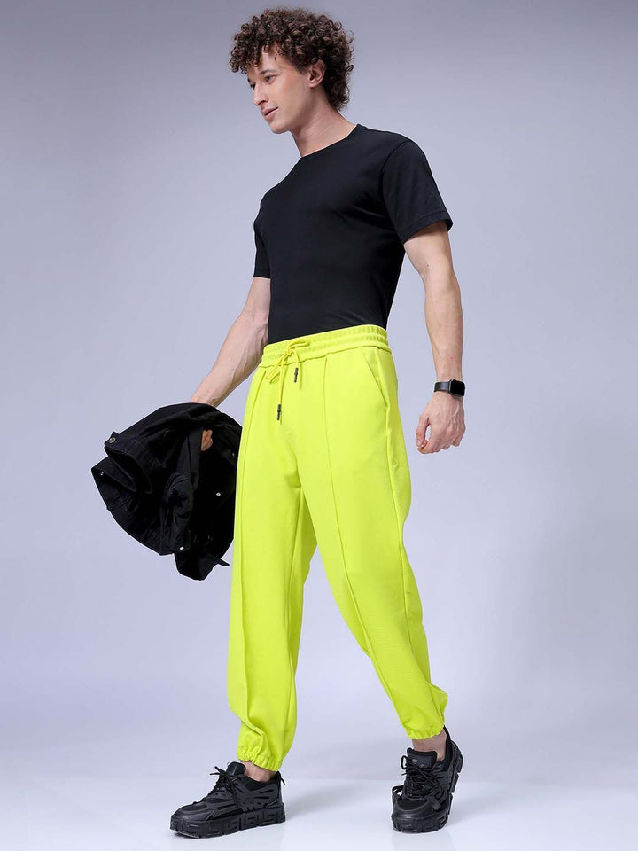 The Indian Garage Co Men Loose Fit Joggers Trousers