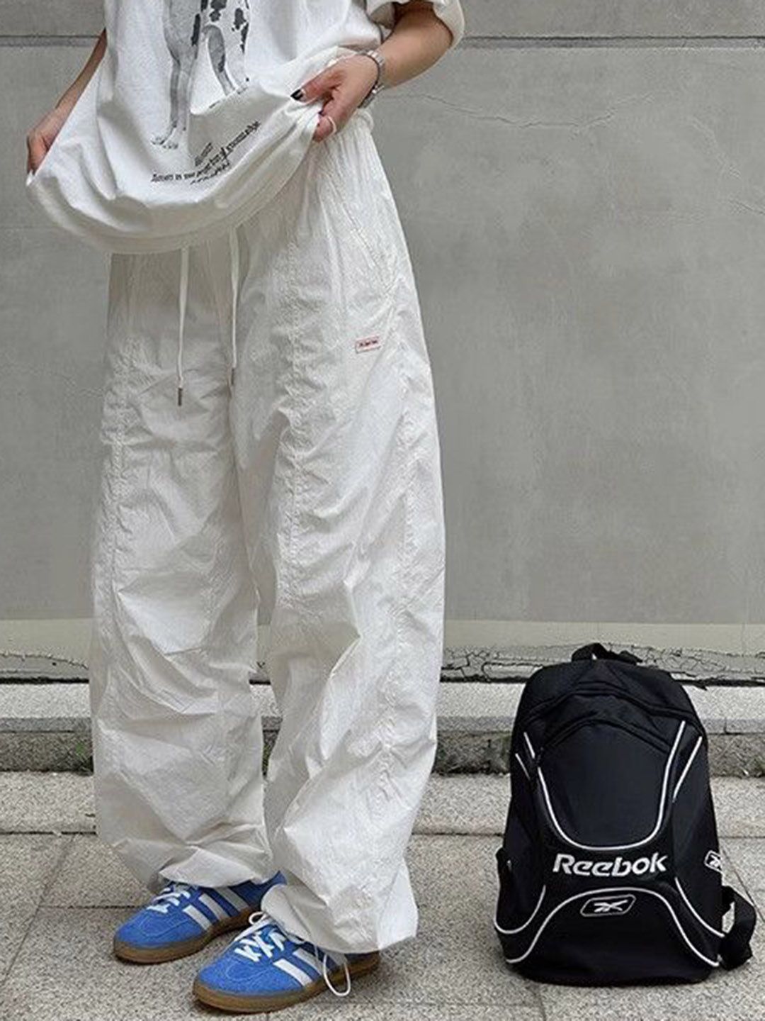 DressBerry Women Loose Fit Parachute Trousers
