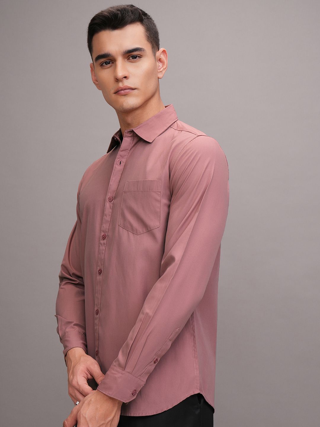 HIGHLANDER Men Slim Fit Shirt