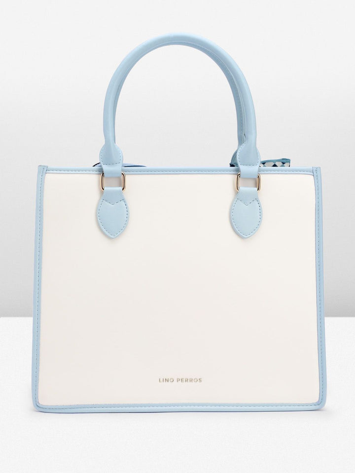 Lino Perros Structured Handheld Bag with Bow Detail