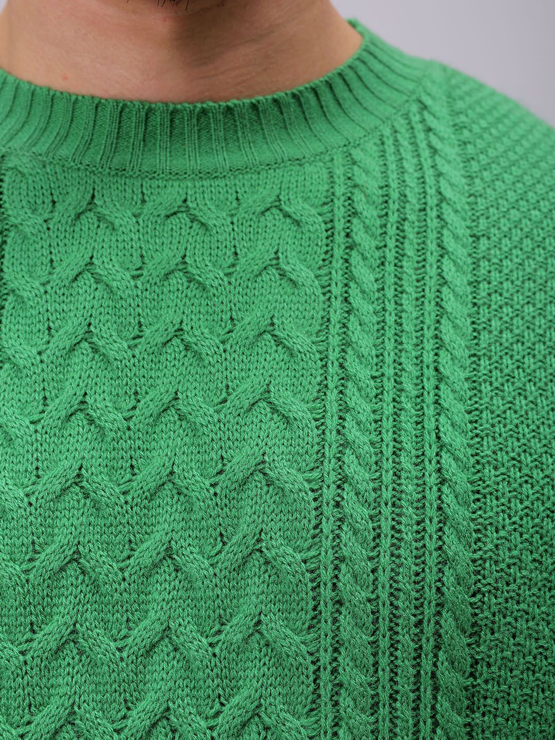 The Indian Garage Co Men Self Design Pullover