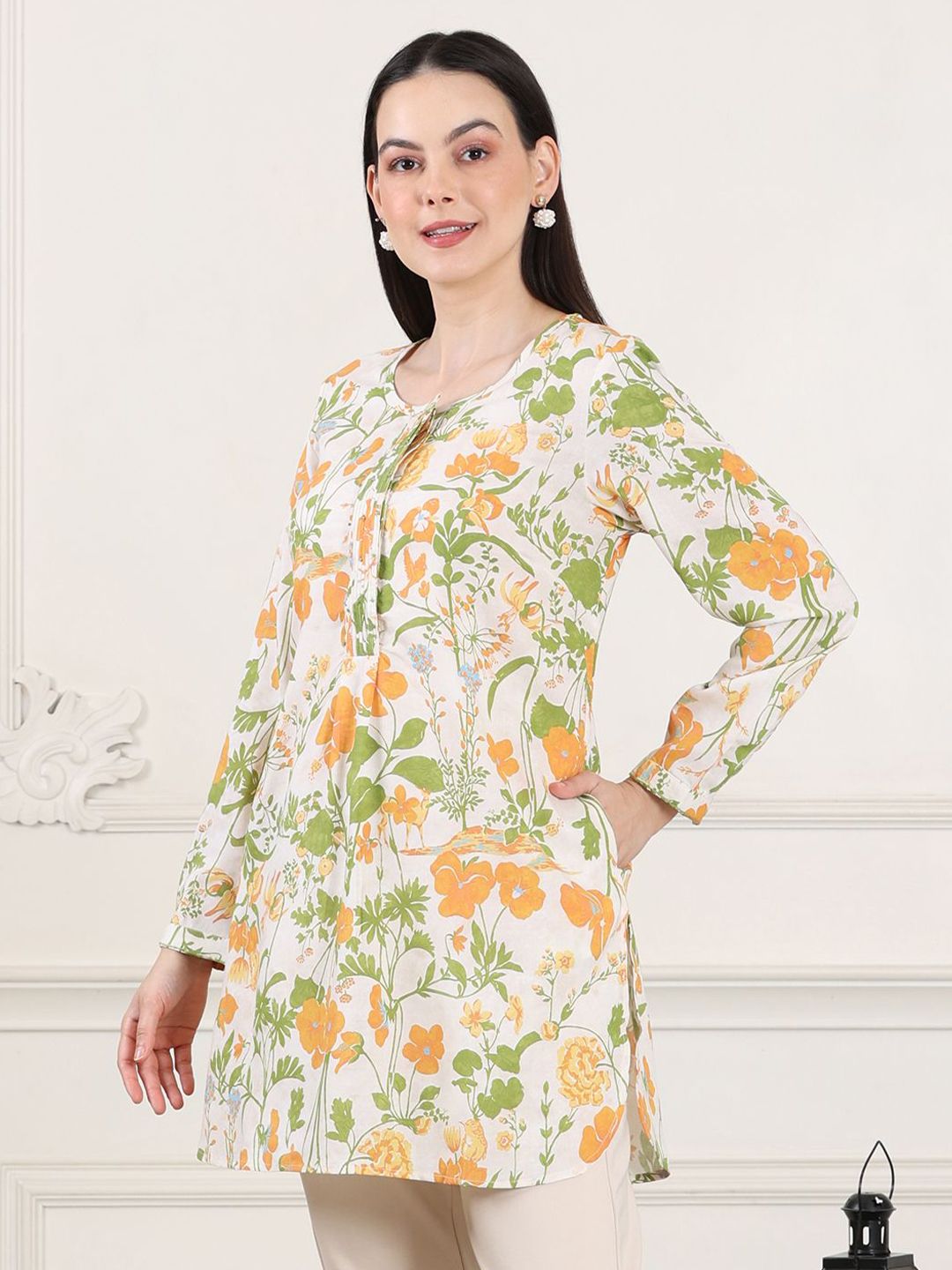 W Printed Tunic