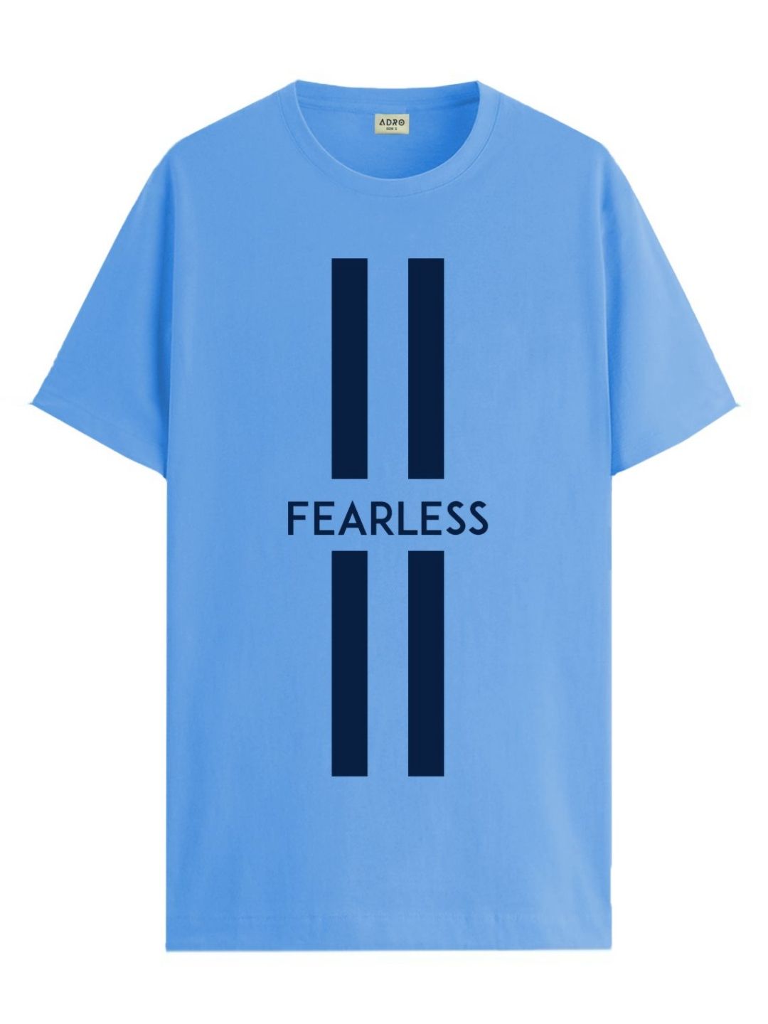 ADRO Men Typography Printed Cotton T-shirt
