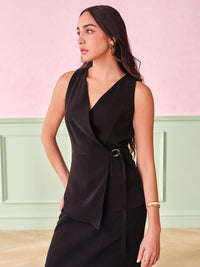 AND Women V-Neck Wrap Top