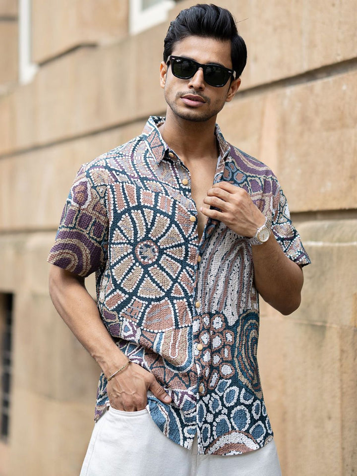 Powerlook Men Printed Casual Shirt