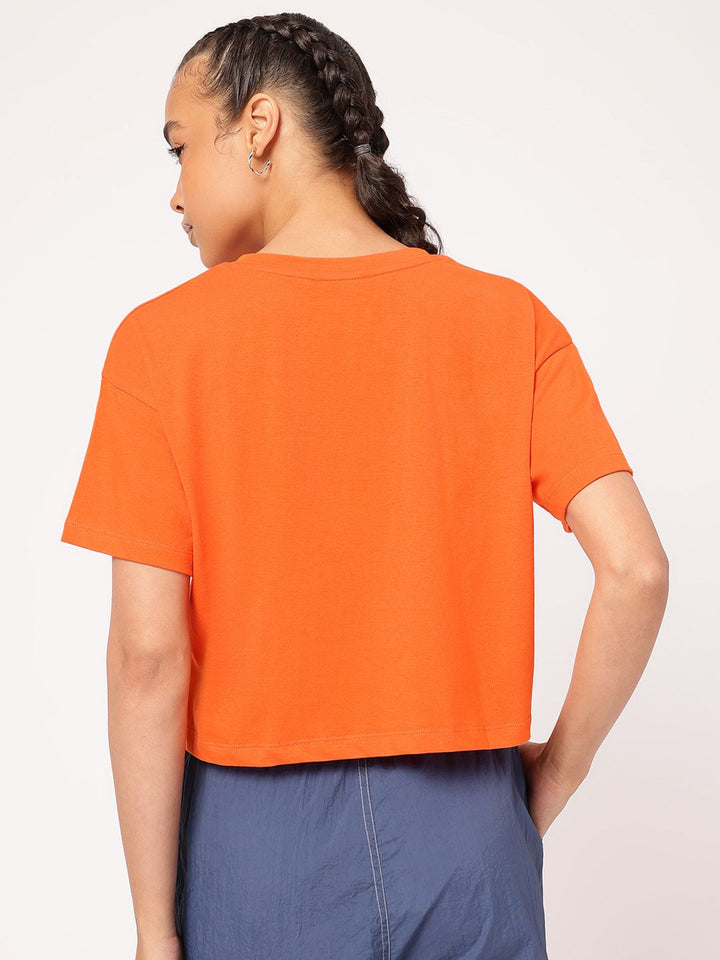 DressBerry Citrus Pop Graphic Print Boxy T-shirt