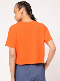 DressBerry Citrus Pop Graphic Print Boxy T-shirt