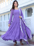 Wanita Kalini berlapis kurta dengan seluar & dengan dupatta