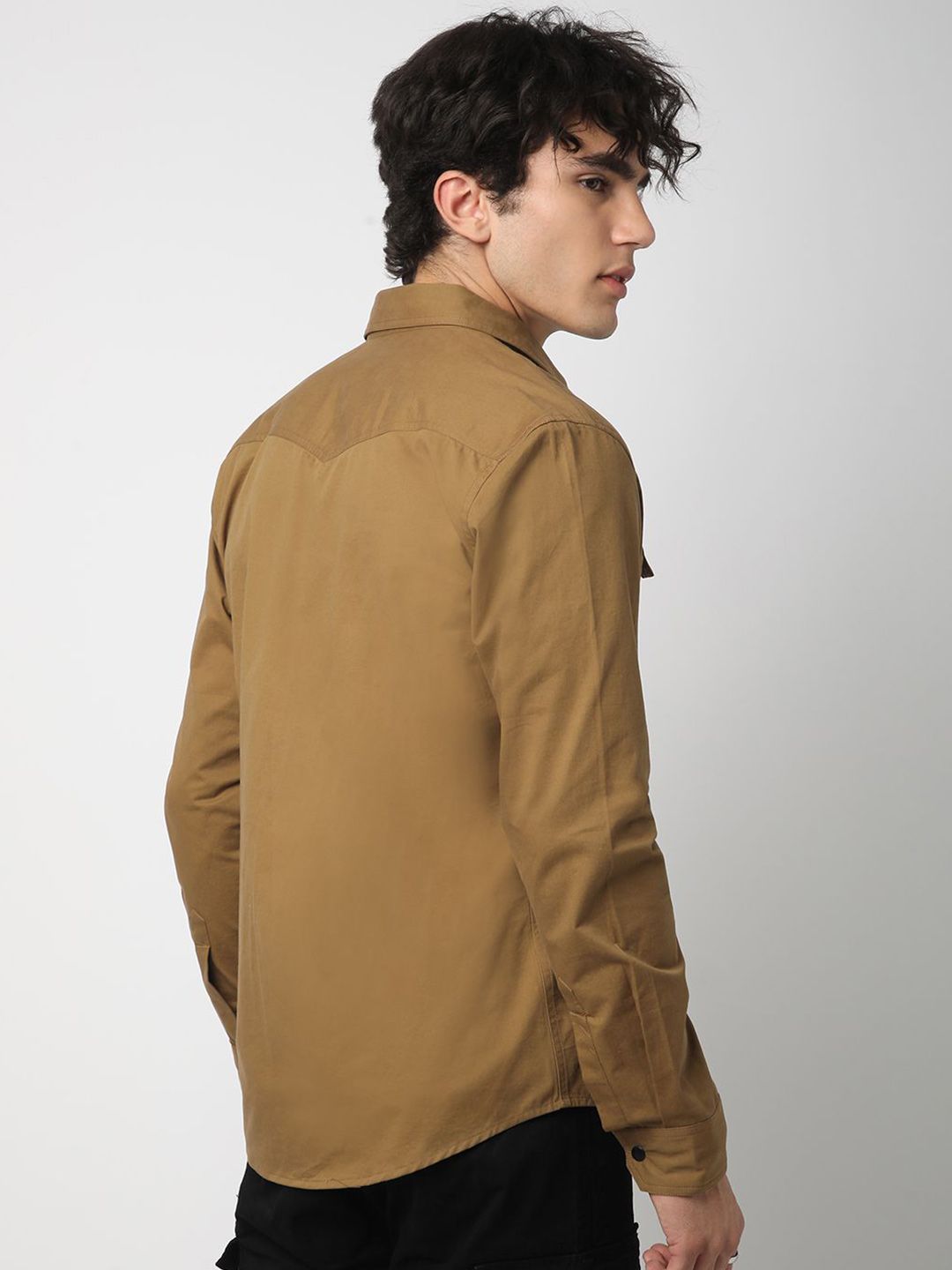 VASTRADO Men Classic Slim Fit Opaque Casual Shirt