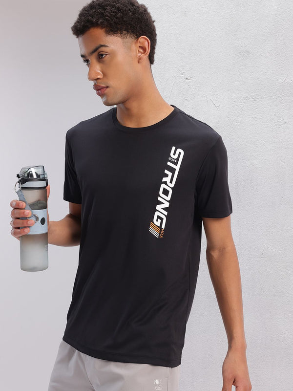 HRX by Hrithik Roshan Printed Rapid-Dry Training T-shirt