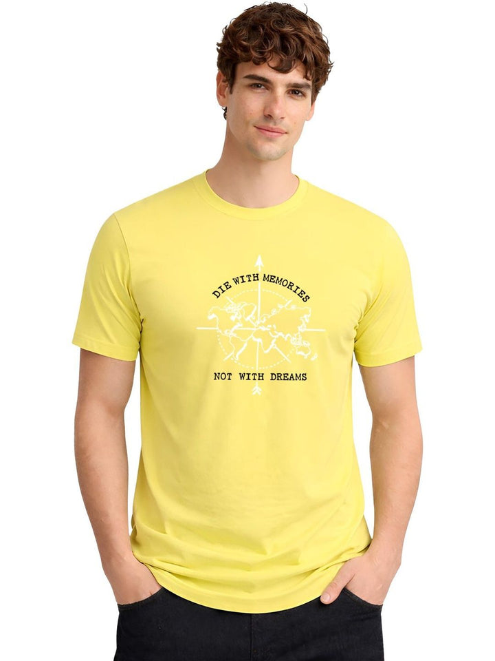 ADRO Men Typography Printed T-shirt