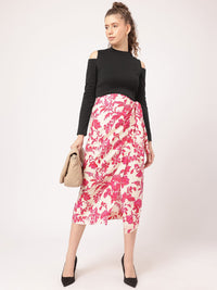 DressBerry Fierce-Feminine Cold Shoulder Full Sleeves Top