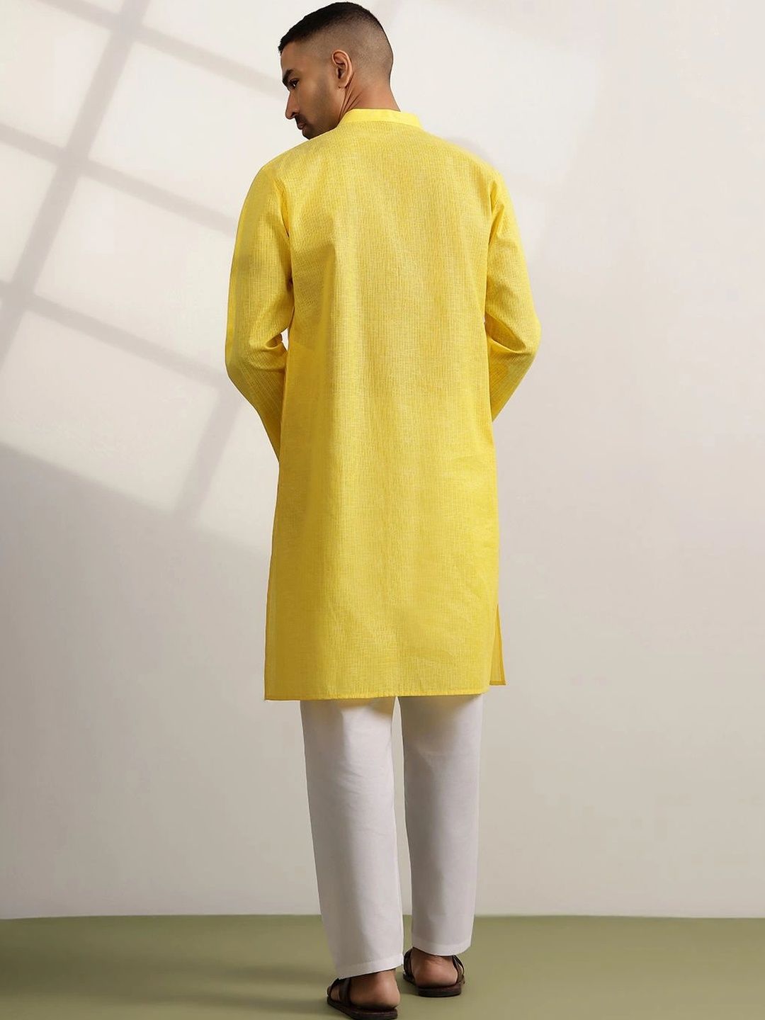 Anouk Men Regular Pure Cotton Kurta with Trousers
