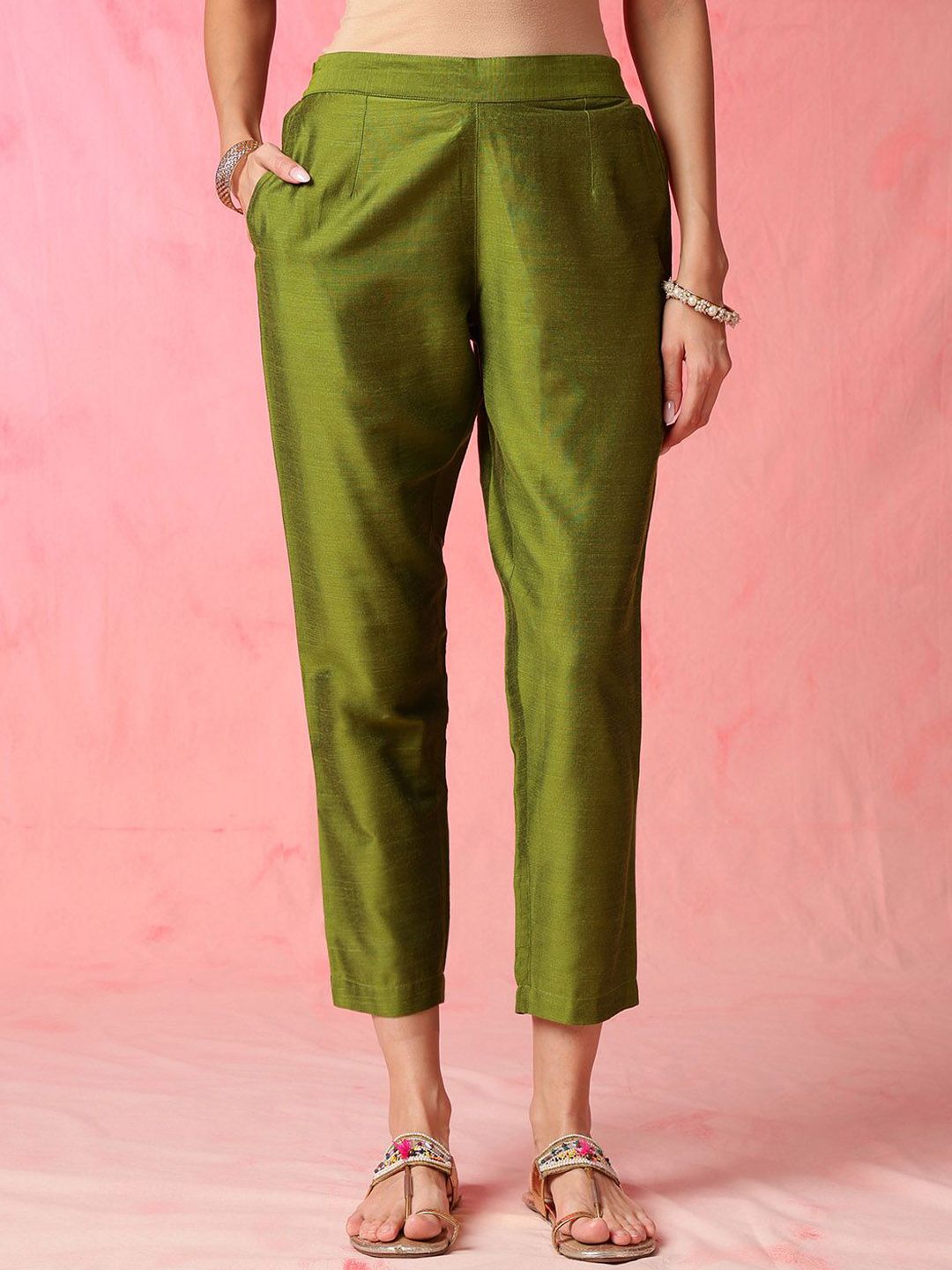 Anouk Women Regular Kurta with Trousers & With Dupatta