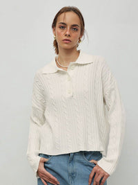 STREET 9 Women Cable Knit Pullover