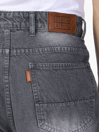 Urbano Fashion Men Loose Relaxed Fit Heavy Fade Jeans