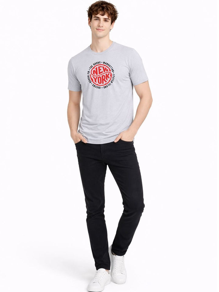 ADRO Men Typography Printed T-shirt