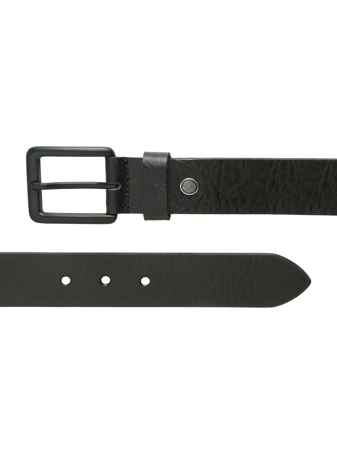 Teakwood Leathers Men Textured Leather Belt