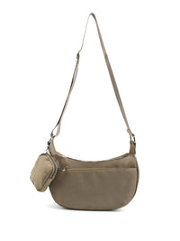 Lino Perros Unisex Solid Structured Sling Bag With Pouch