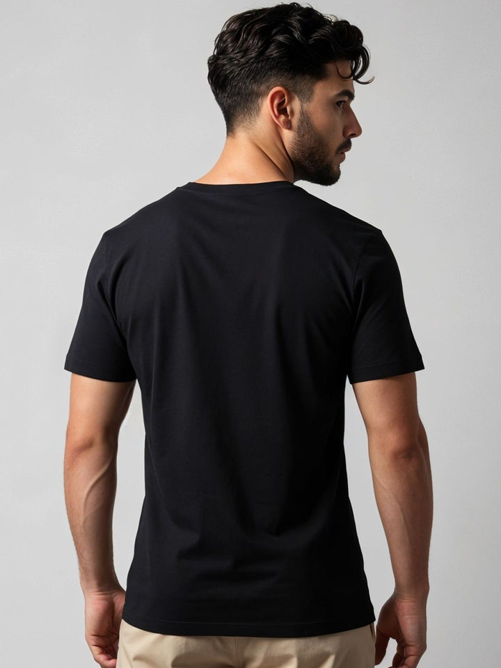ADRO Graphic Printed Short Sleeves Cotton Regular Fit T-shirt