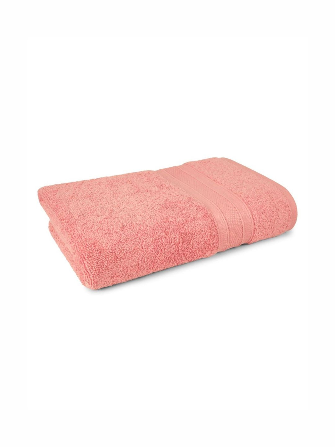 MYTRIDENT Coral Cotton 500 GSM Bath Towel