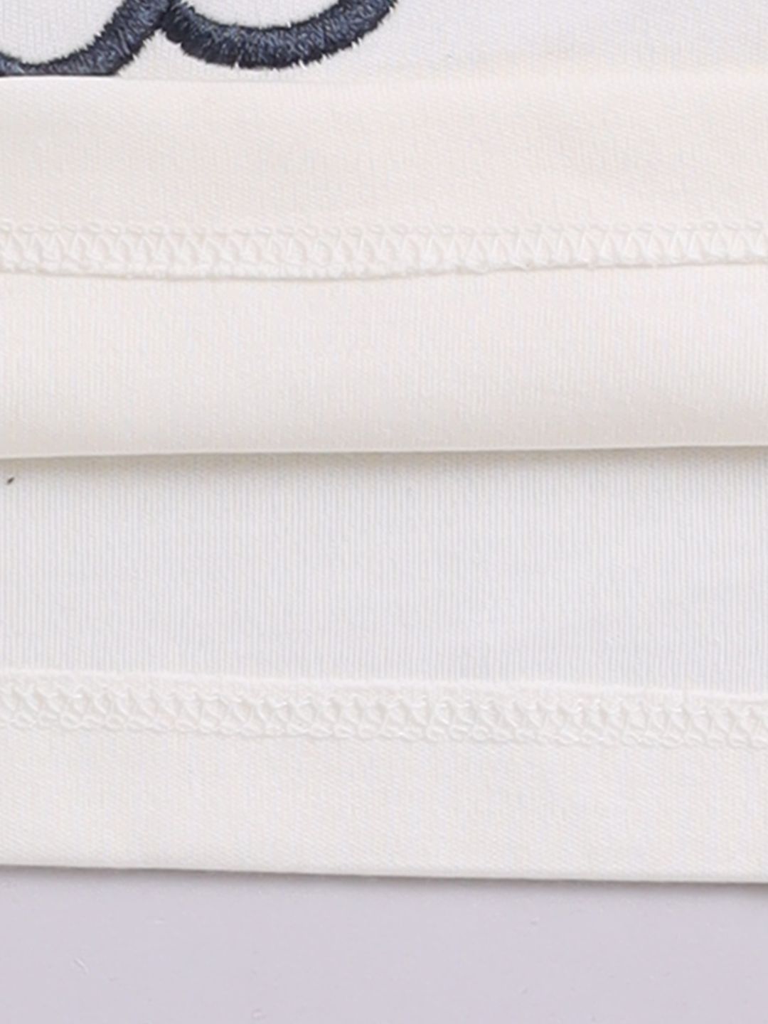 Moms Love Bayi Boys Cotton Cotton Bordered T-shirt dengan seluar pendek
