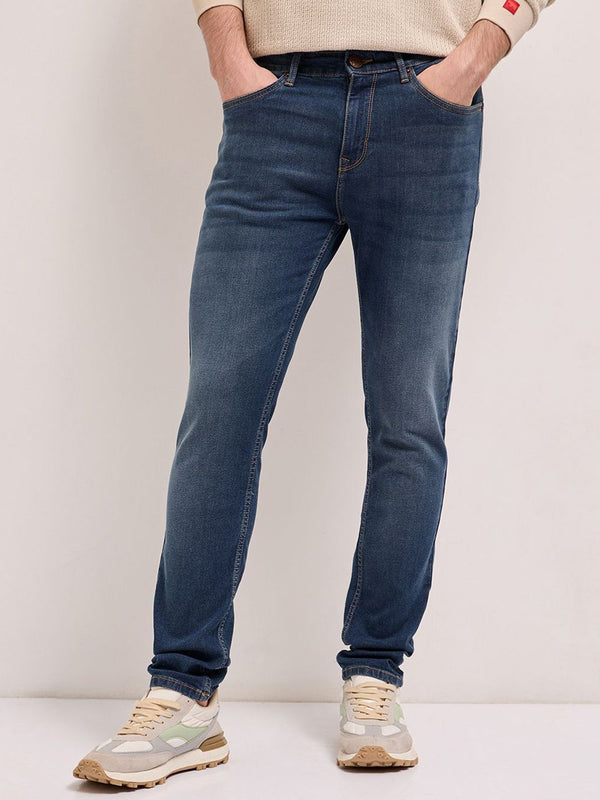 THE BEAR HOUSE Men Slim Fit Light Fade Jeans