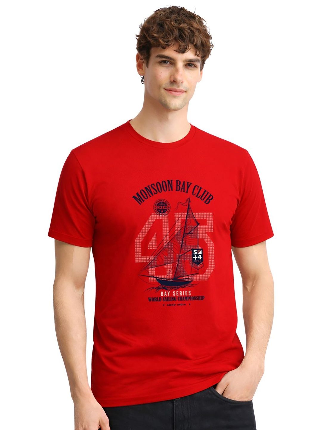 ADRO Men Printed T-shirt