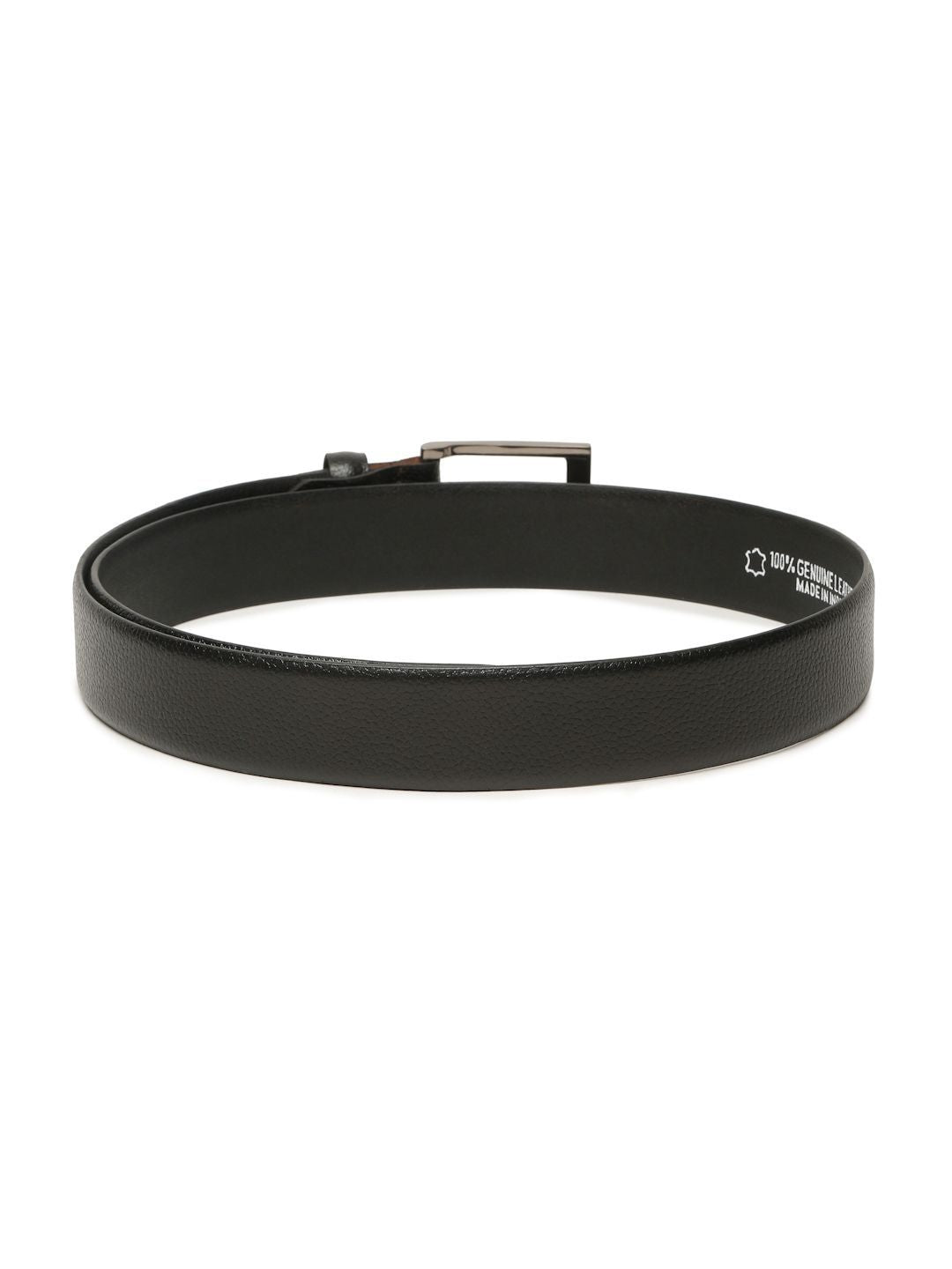 Teakwood Leathers Men Textured Leather Belt
