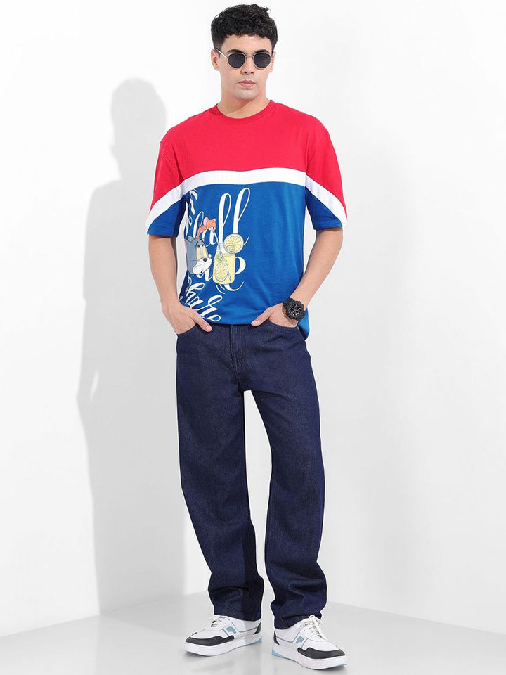 The Indian Garage Co Men Relaxed Fit Mid-Rise Low Distress Jeans